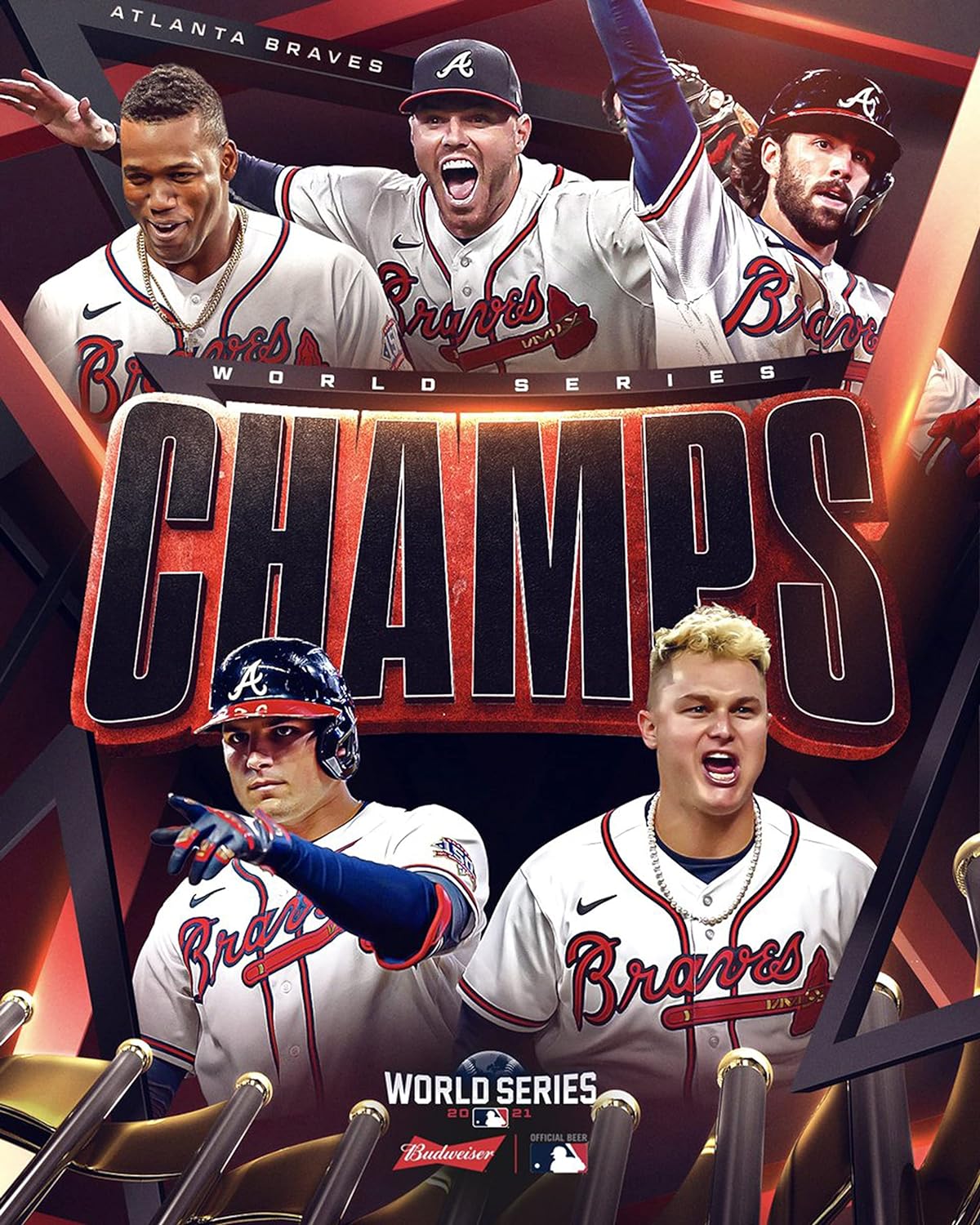 Generic 2021 Atlanta Braves World Series Champions 8X10 Team Composite